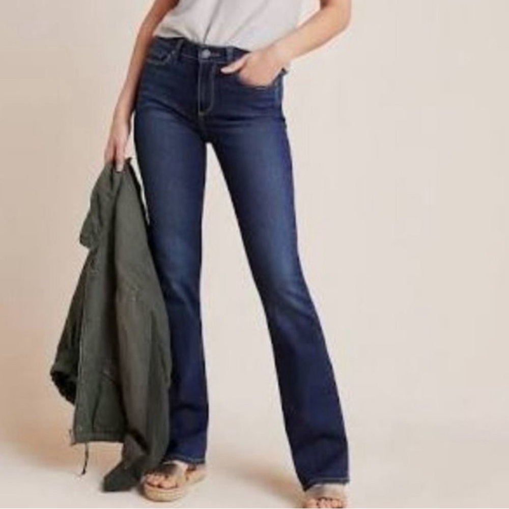 Paige Denim Mid Rise Bootcut Pacific Heights
